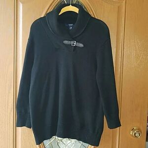 Chaps black heavy sweater Sz. XL